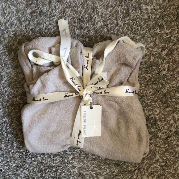 ✨ SALE NWT Barefoot Dreams CozyChic Lite® Pullover Hoodie XSmall - Picture 3 of 6